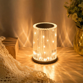 Lampe de table LED rechargeable tactile à trois teintes lumineuses