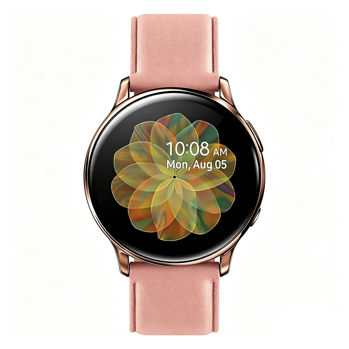 Montre connectée ronde en acier inoxydable avec GPS et connexion cellulaire LTE