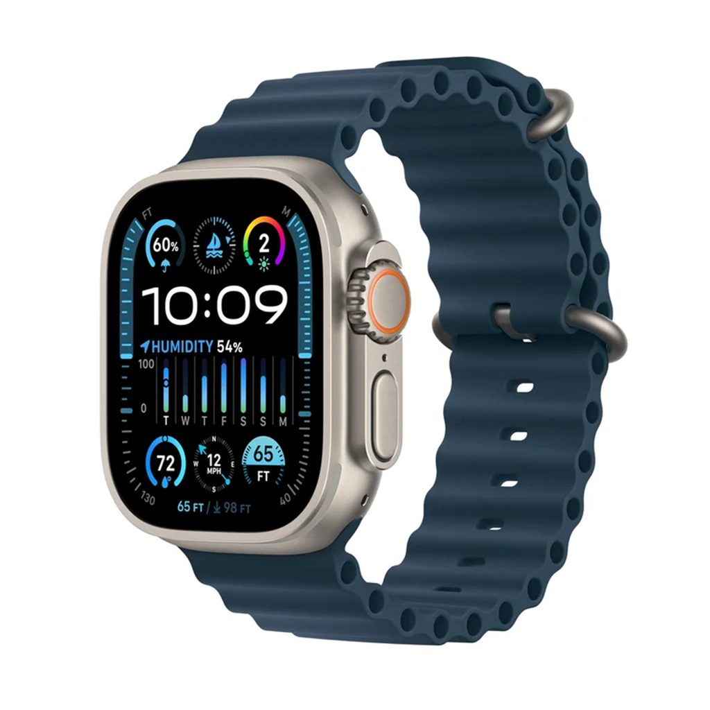 Montre connectée boîtier titane robuste GPS et connexion cellulaire