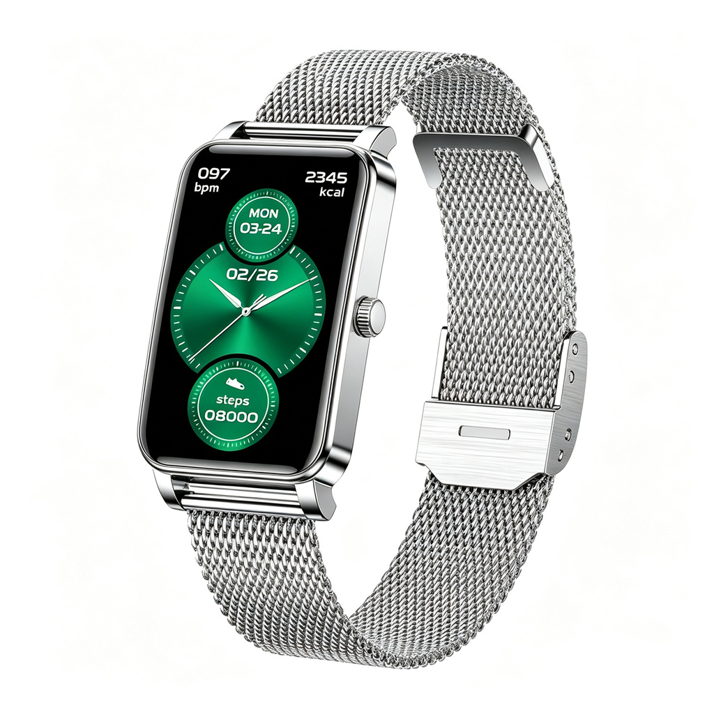 Montre connectée femme écran HD 1,45 pouces étanche